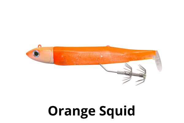 FIIISH Black Minnow Squid N°3 120mm SIMPLE COMBO Shore 12g #Orange Squid