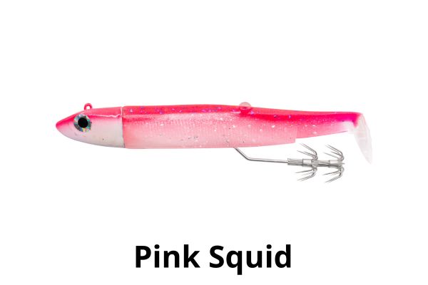 FIIISH Black Minnow Squid N°3 120mm SIMPLE COMBO Shore 12g #Pink Squid