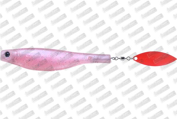 A BAND OF ANGLERS Hyperlastics Dartspin 5 1/2 #UV Pink/Red